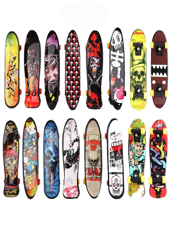 سكويشي مجموعة ألواح تزلج صغيرة طرية مكونة من 6 قطع، لعبة لوح تزلج صغيرة للأولاد والبنات والكبار، ديكور مكتبي عشوائي لتدريب تنسيق الأصابع، وتخفيف التوتر، وهدايا للحفلات. - Image 1